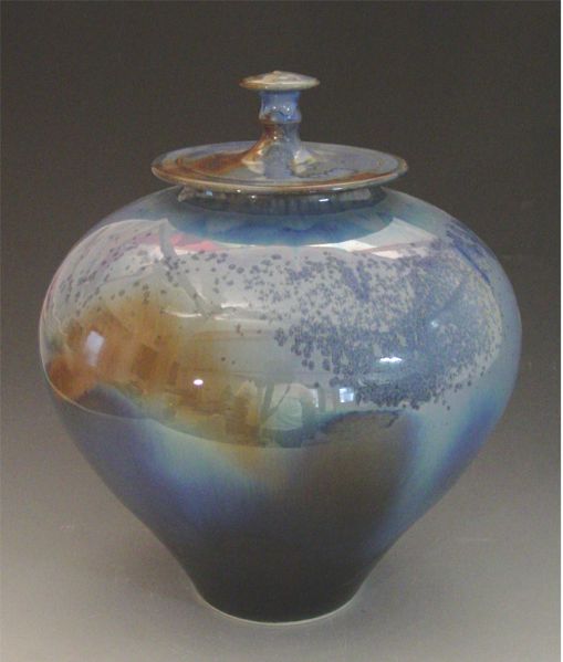 crystal lidded vessel